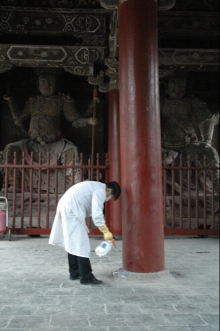 桂林古建筑柱子白蟻預防